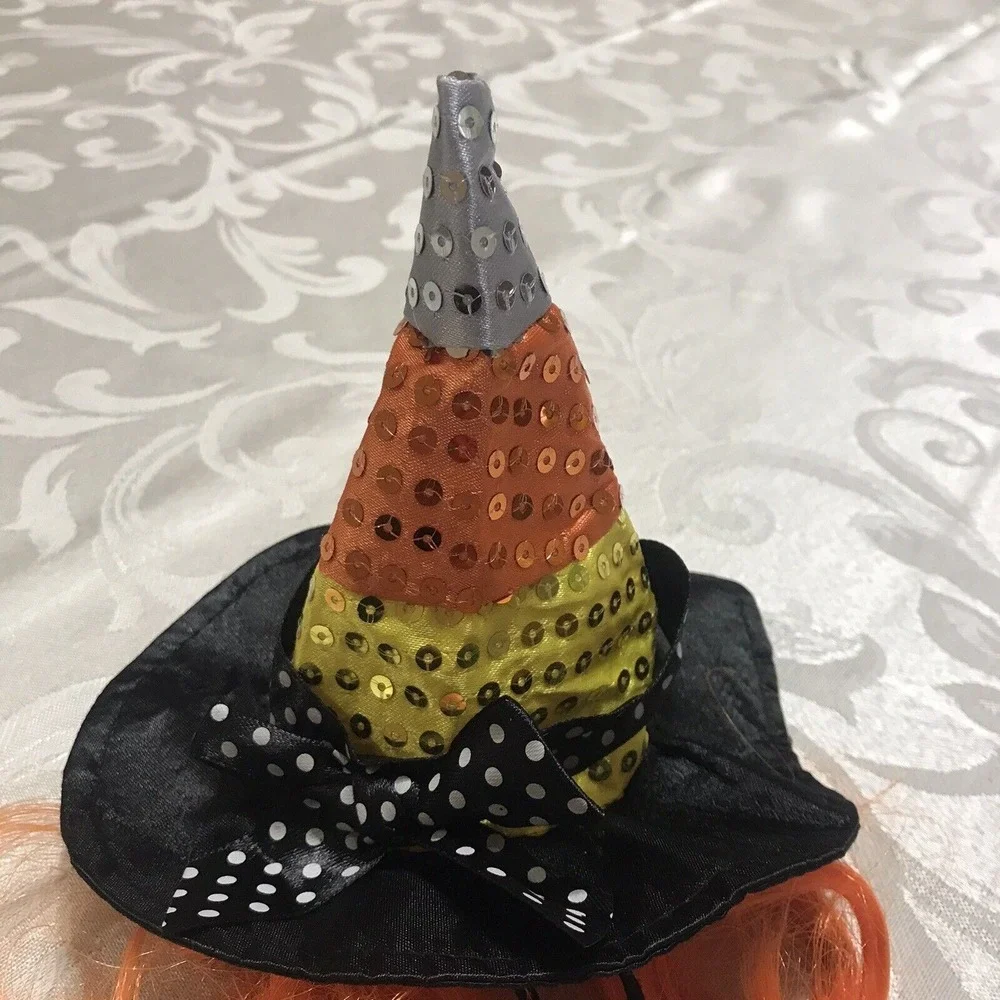 Rubies Pet Shop Boutique Candy Corn Hat Hair Costume for Dog Small Medium